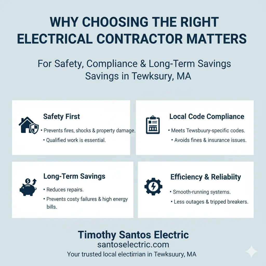 Why Choosing the Right Electrical Contractor in Tewksbury Matters