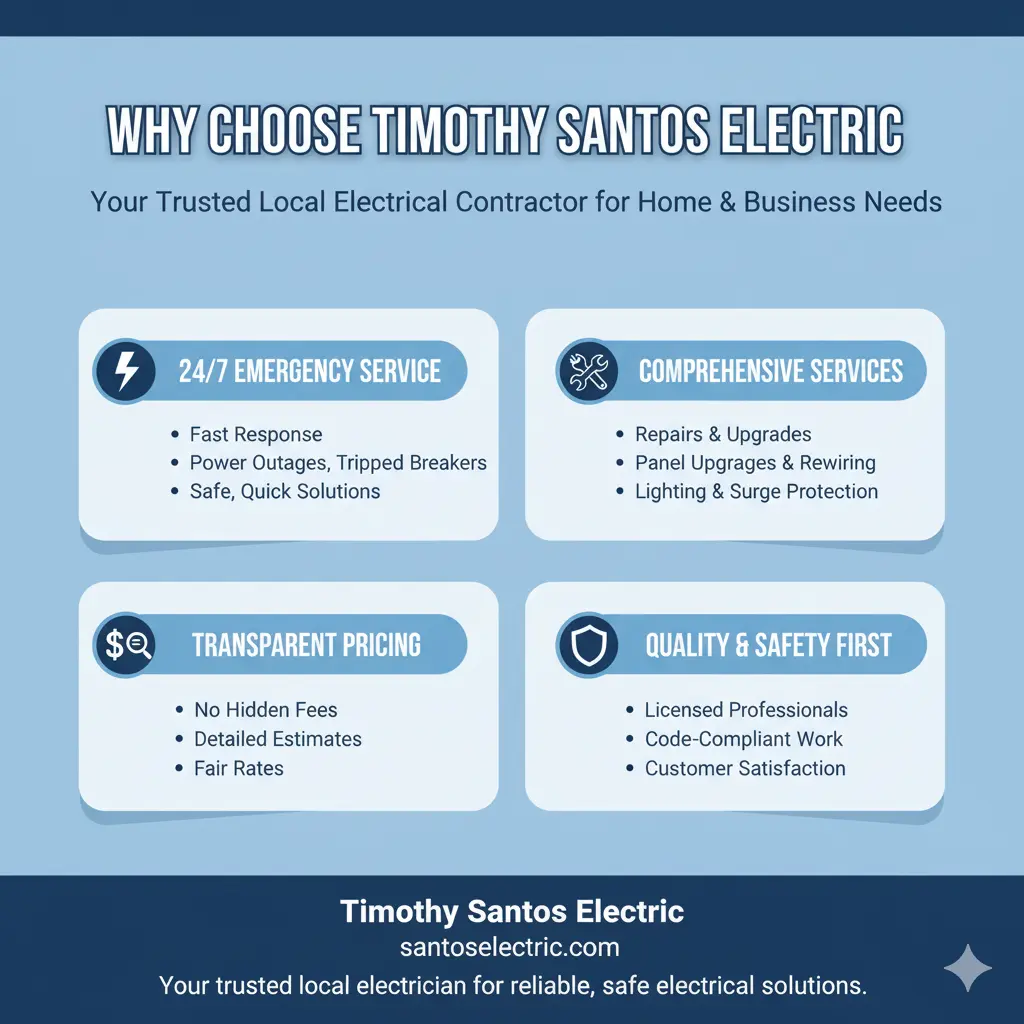 Why Timothy Santos Electric is Your Trusted Local Electrical Contractor